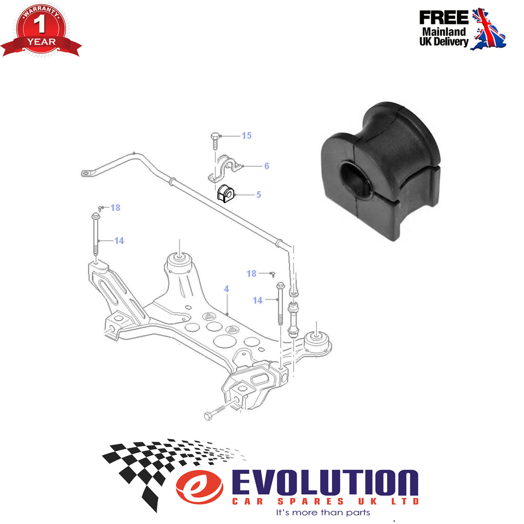 Ford Transit MK6 MK7 FWD Front Anti Roll Bar Bush 4671720