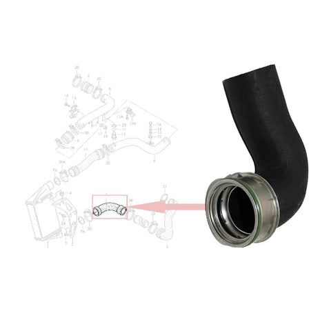 Audi A4 VW Passat B5 B5.5 Skoda Superb Intercooler Hose Tube 3B0145834L