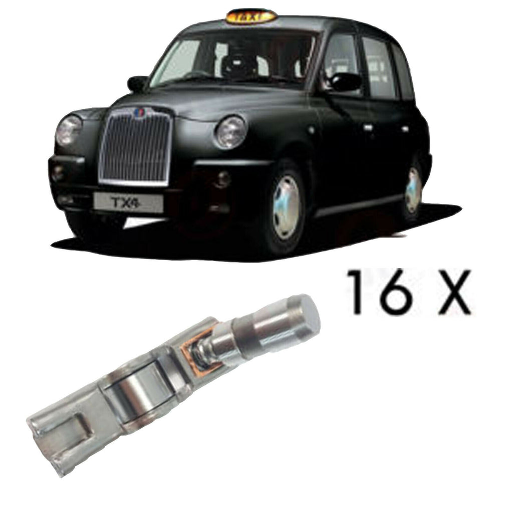 16 X HYDRAULIC TAPPETS ROCKER LIFTERS FITS LTI TAXI TX4  2.5 TD 2006 to 2015