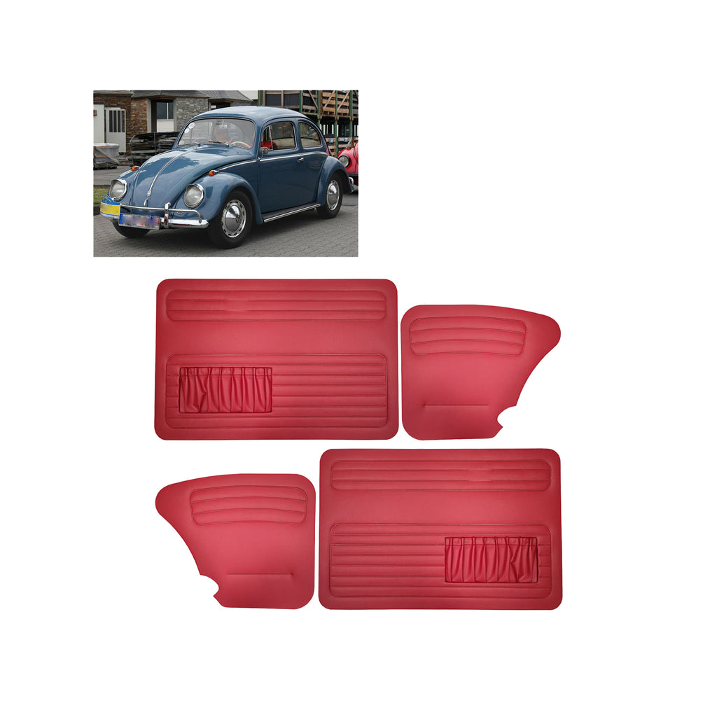 Volkswagen Beetle Red Interior Door Panels 1967 to 2003 113898320