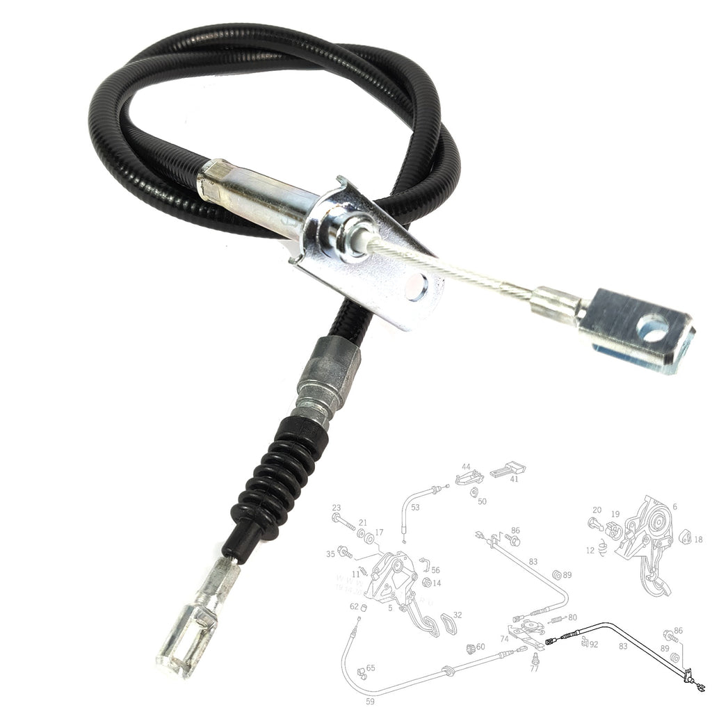 Rear Right Disc Brake Parking Cable Fits Mercedes Benz S Class A1404202085