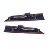 A Pair Of 3RD Stop Lamp Light Cluster Fits Custom Rear With Bulb Holder