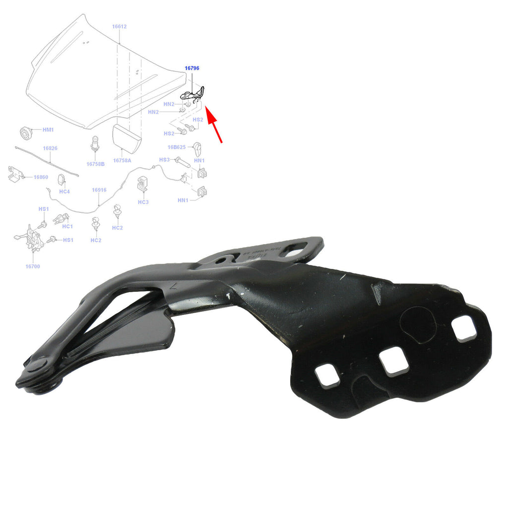 Bonnet Hinge Left Side Fits Ford Mondeo Mk4 2007 To 2015 1667709