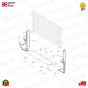 A PAIR OF OEM RADIATOR AIR DEFLECTORS FORD TRANSIT CONNECT 1.8 2009 ONWARD