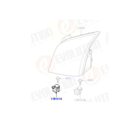 Headlight Inboard Bottom Inner Side Bracket Fits Ford Transit MK7 1372212