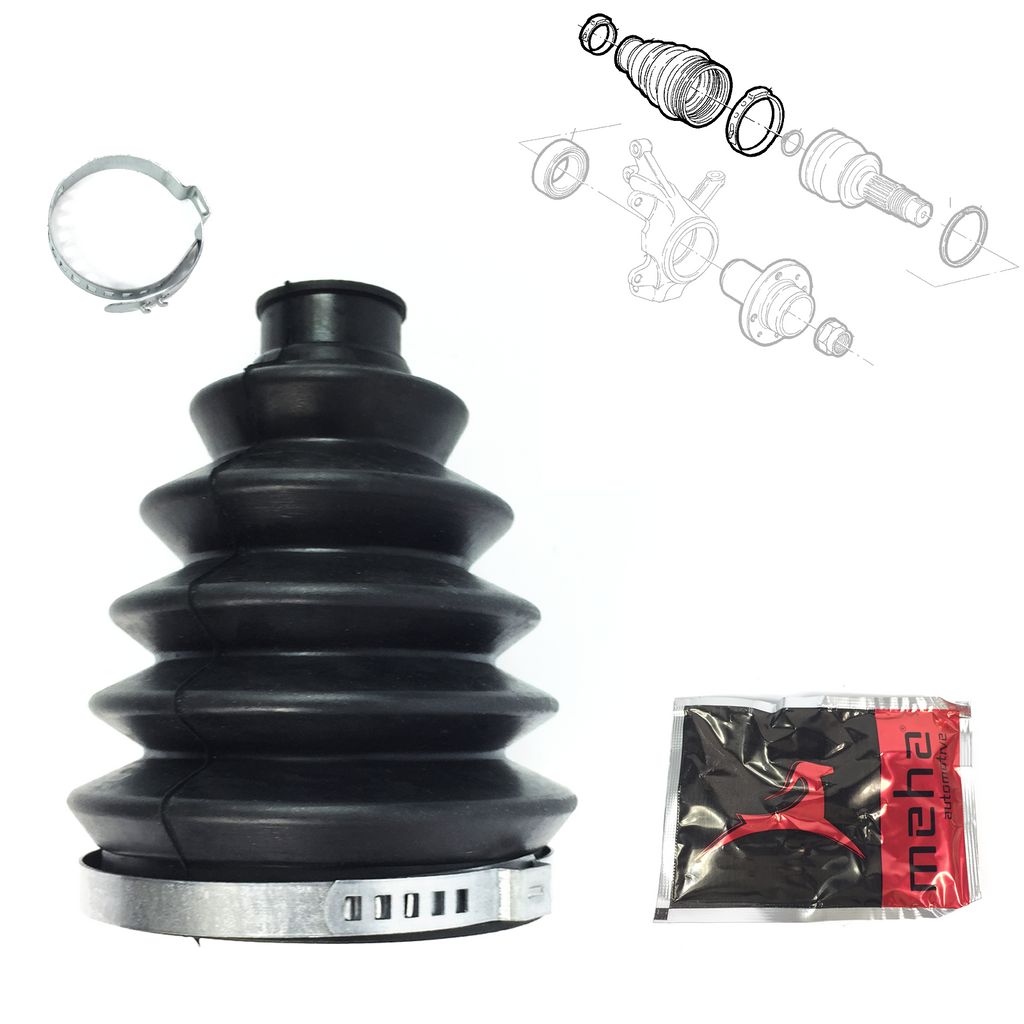 BELLOW SET CV JOINT DRIVESHAFT + GREASE FITS BMW, FIAT, OPEL, RENAULT, 46307716