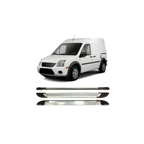 ALUMINIUM SIDE STEPS RUNNING BOARDS FITS FORD CONNECT 2002 TO 2015