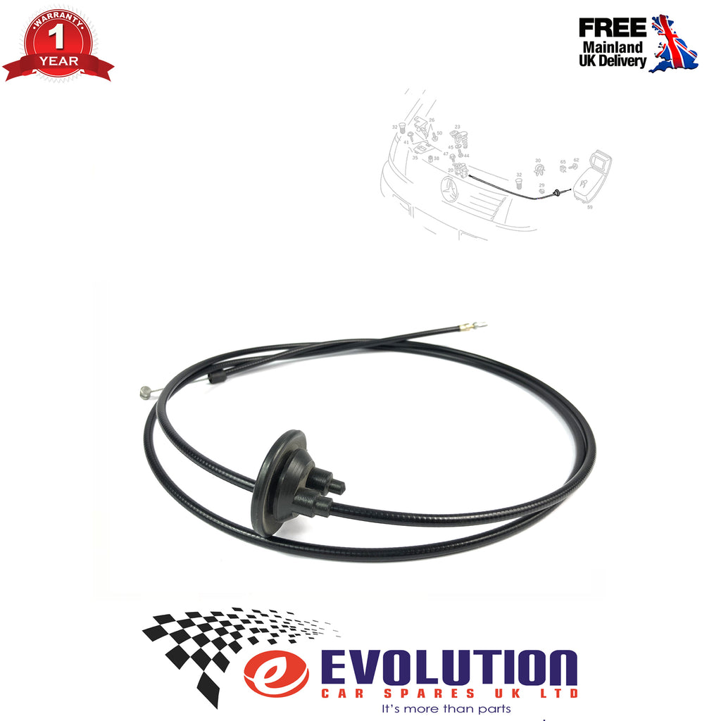 BONNET HOOD RELEASE CABLE FITS MERCEDES BENZ VITO W638 1996-2003, A6387500159