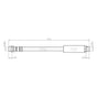 Audi 80 Front Brake Hose 8C B4 1991 to 1994 893611707
