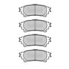 BORG & BECK REAR BRAKE PAD SET FIT LEXUS RX 350 AWD, 450h AWD 2008 ON 044660E010