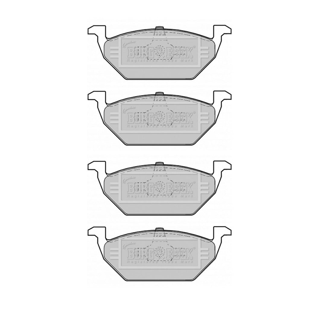 BORG & BECK FRONT BRAKE PAD SET AUDI, SEAT, VW, SKODA 176698151, 1J0698151A