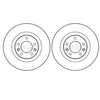 A PAIR OF BORG & BECK REAR BRAKE DISCS FITS PEUGEOT 508 2010 ONWARDS 4249.G2