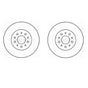 A PAIR OF BORG  BECK REAR BRAKE DISCS FITS ALFA ROMEO GIULIETTA, FIAT 500X