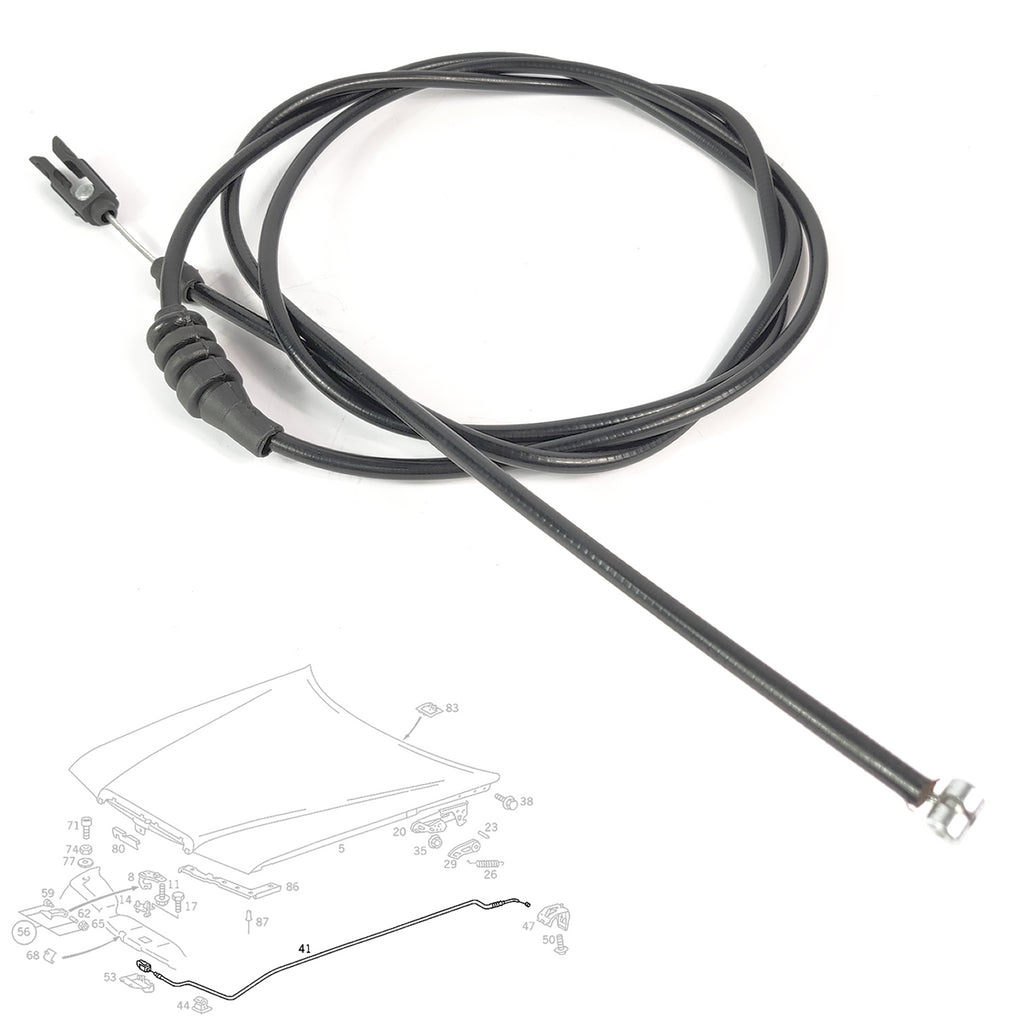 BONNET HOOD RELEASE CABLE FITS LHD MERCEDES E-CLASS, COUPE, A1248800059