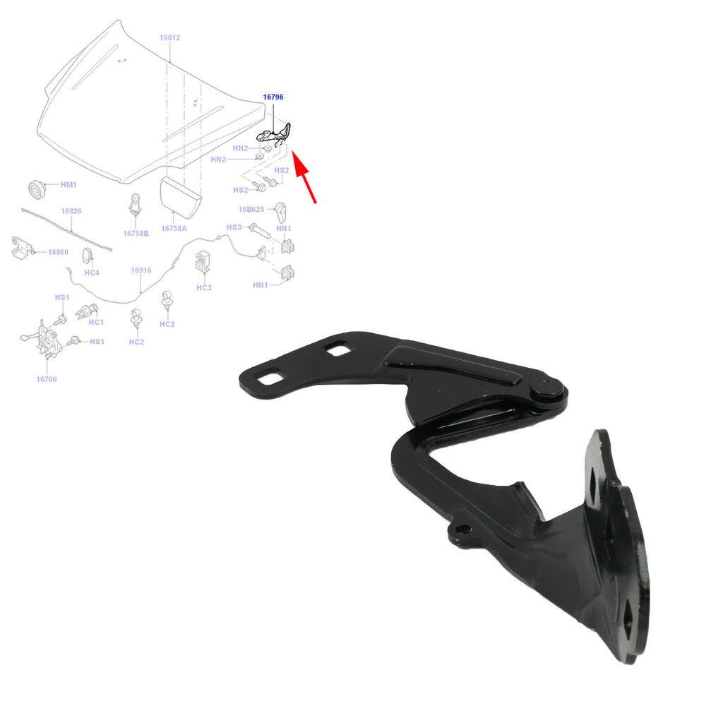 Bonnet Hinge Left Side Fits Ford Mondeo Mk4 2007 To 2015 1667709