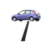 Ford Fiesta MK5 Doors Centre B Pillar Trim Set 5 Door 2001 to 2008 