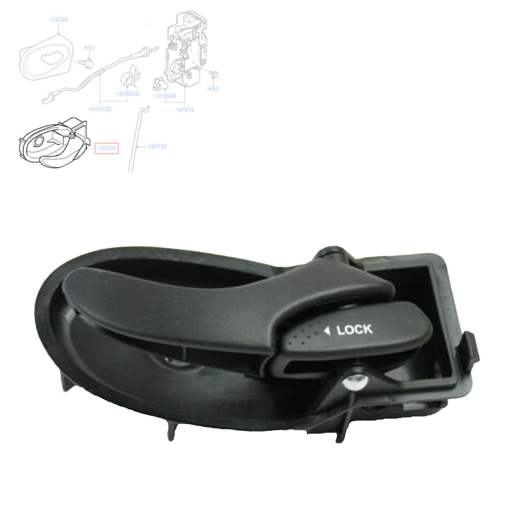 Ford Transit MK6 MK7 Front Right Door Inner Handle 2000 to 2014 4077921