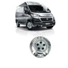 Fiat Ducato 15 Inches Solid Silver Unbreakable Wheel Trim Cover Set