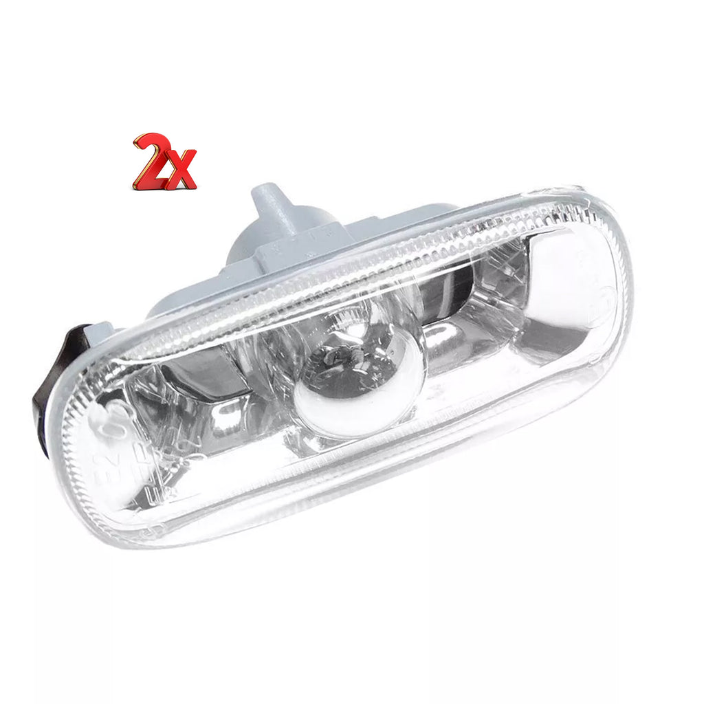 2x Clear Side Indicator Repeater Light Clear For Audi A3 A4 S4 RS4 A6 S6 A8 8E0949127
