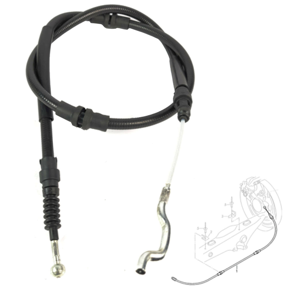 REAR BRAKE PARKING CABLE FITS VW TRANSPORTER T5 2003 ON, 7H0609701D