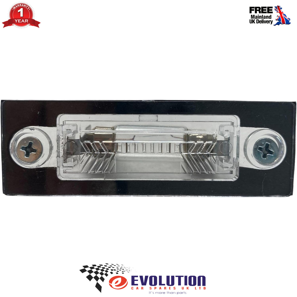 Rear Number Plate Light Lens Bulb Fits VW Transporter Caddy Passat Skoda SuperB 3B5943021E