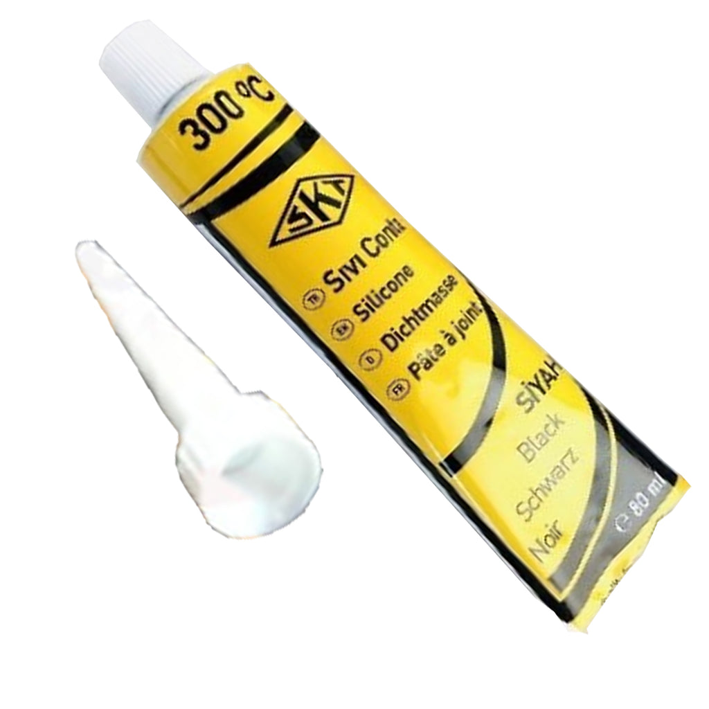 Skt Premium Black Silicone Gasket Sealant Marker Engine Covers 80 Gr