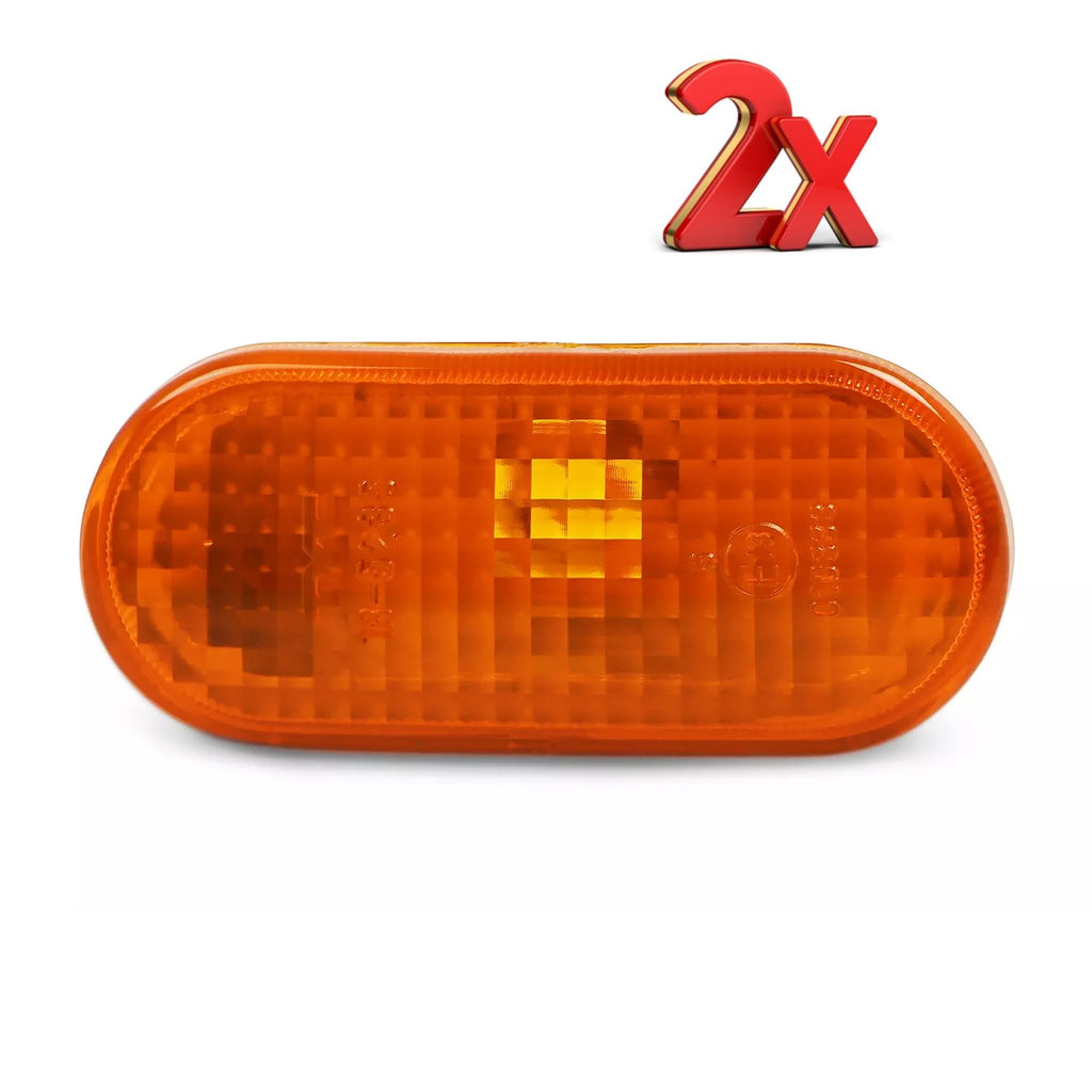 2x Side Indicators Orange LH RH For VW T5 Golf Passat 03 to 09 3B0949117B