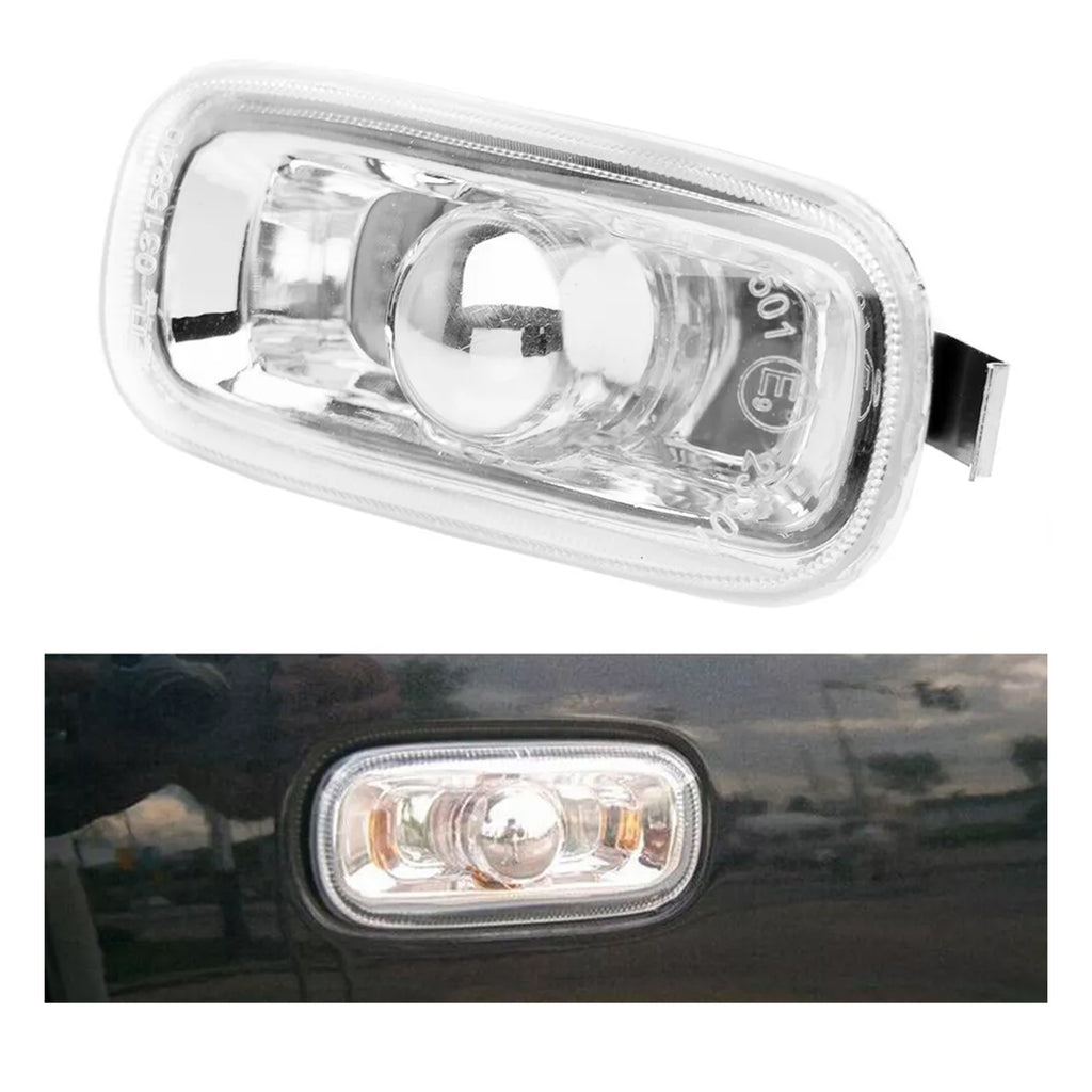 2x Clear Side Indicator Repeater Light Clear For Audi A3 A4 S4 RS4 A6 S6 A8 8E0949127