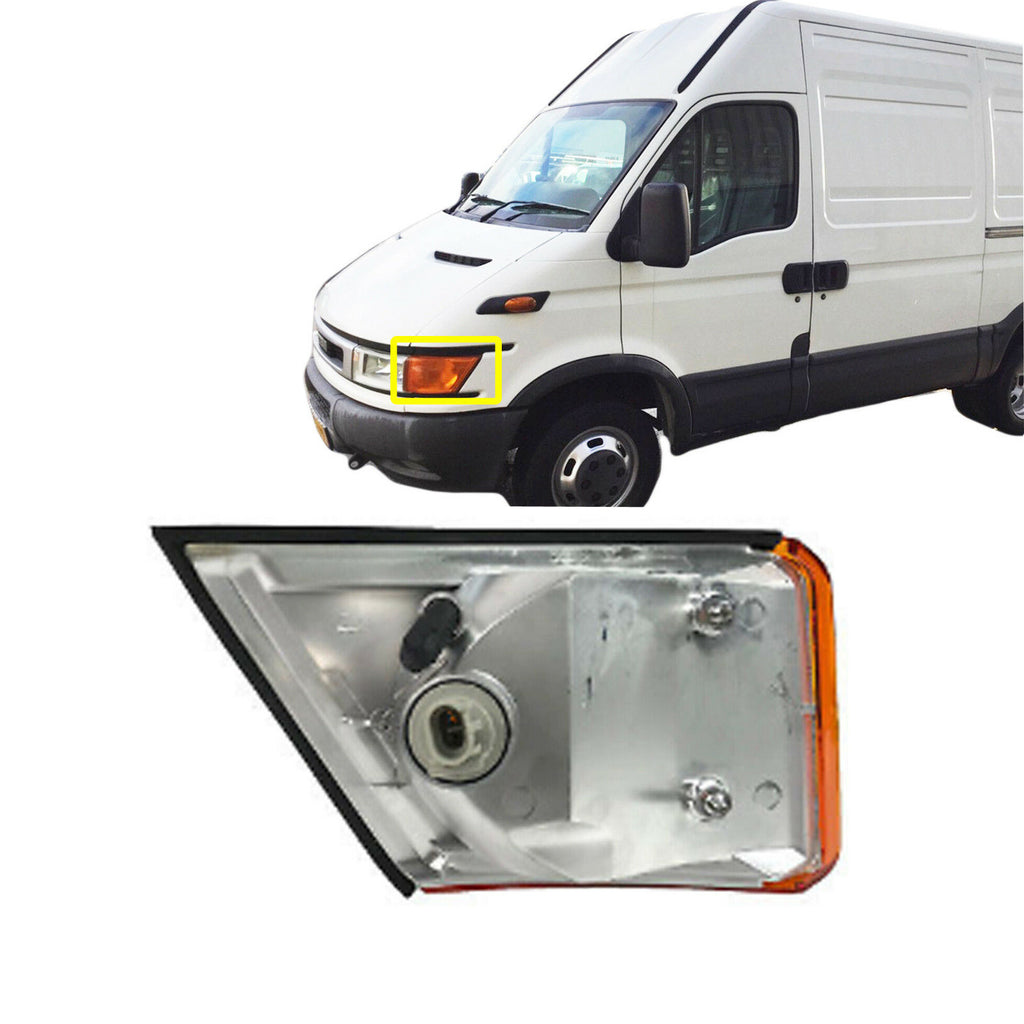 FRONT AMBER INDICATOR LEFT SIDE FITS IVECO DAILY 1999-2006, 500320426, 50410465