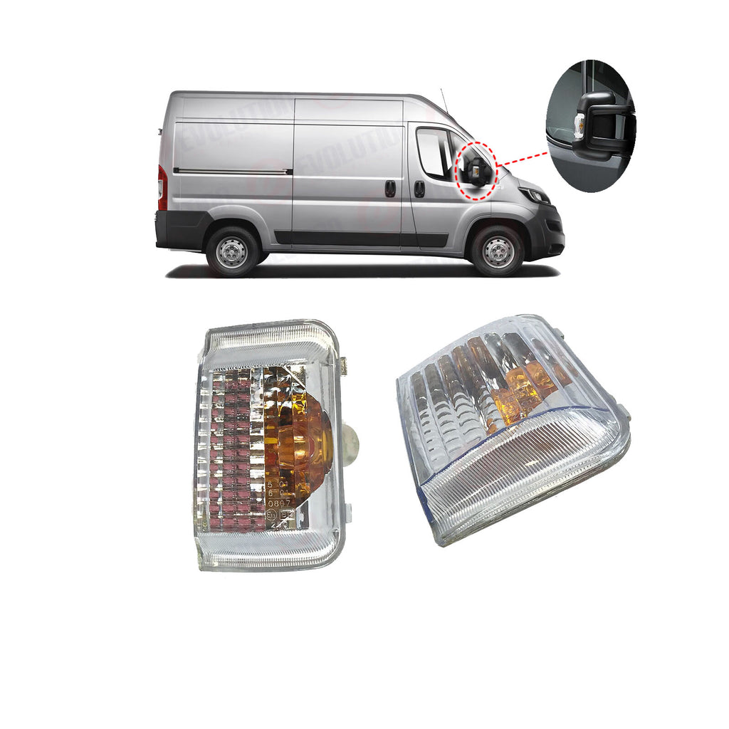 Right Side Mirror Indicator Marker Amber Light Ducato Boxer Relay Jumper 06 On