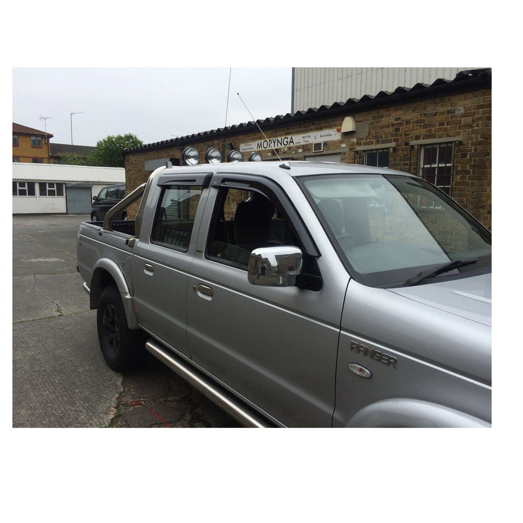 Ford Ranger Wind Rain Sun Smoke Deflectors 4 Pcs Set 1998 to 2011