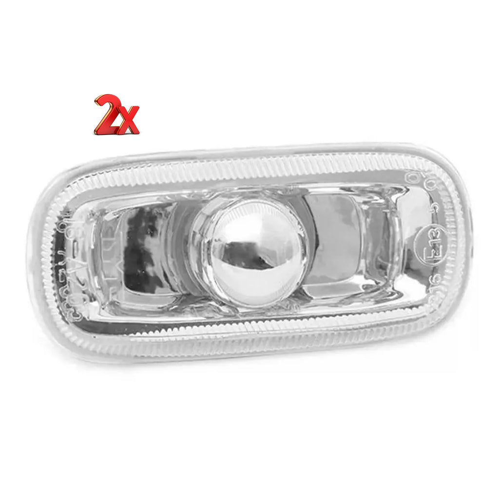 2x Clear Side Indicator Repeater Light Clear For Audi A3 A4 S4 RS4 A6 S6 A8 8E0949127