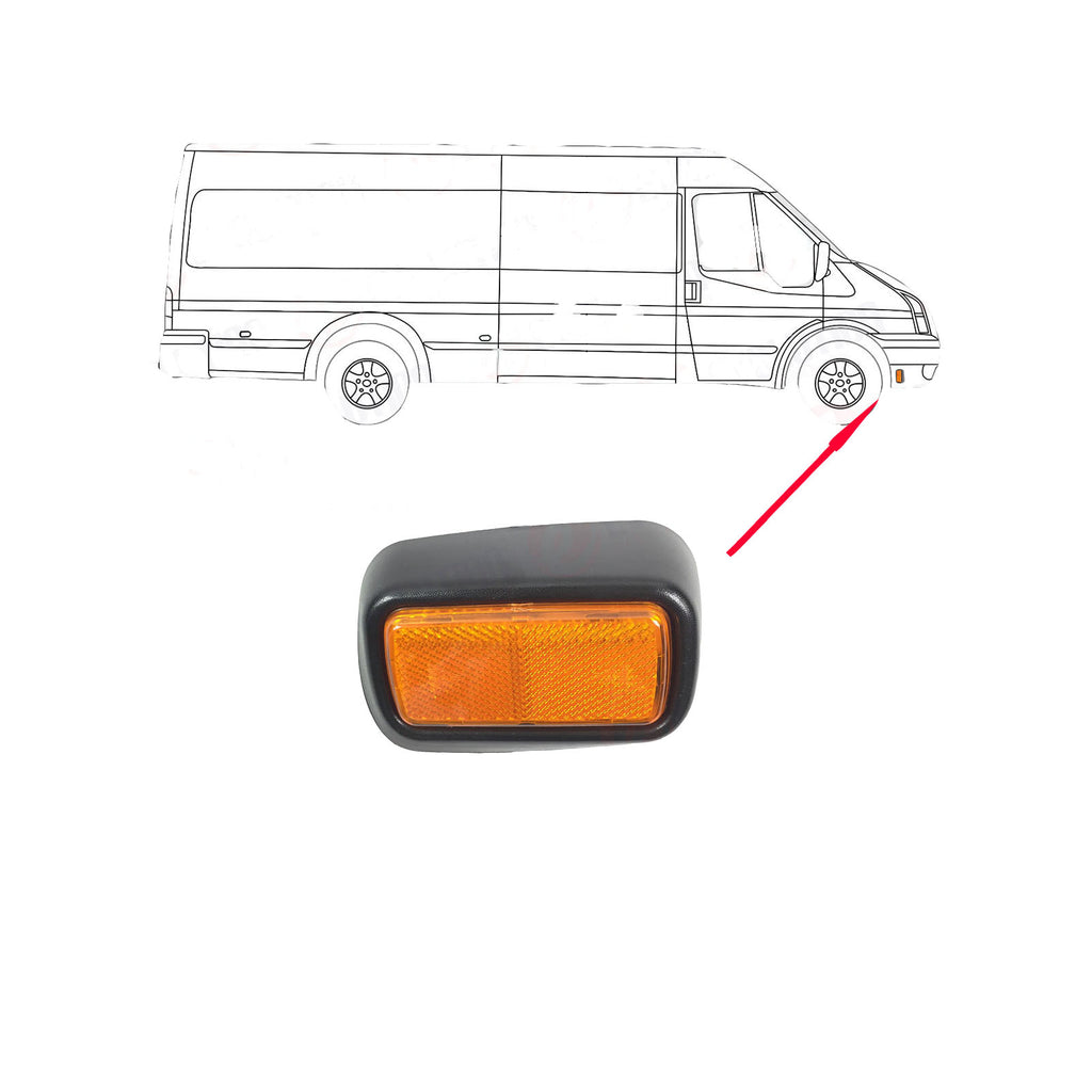 Ford Transit Mk6 Mk7 Jumbo Front Bumper Right End Fog Reflector 4088903