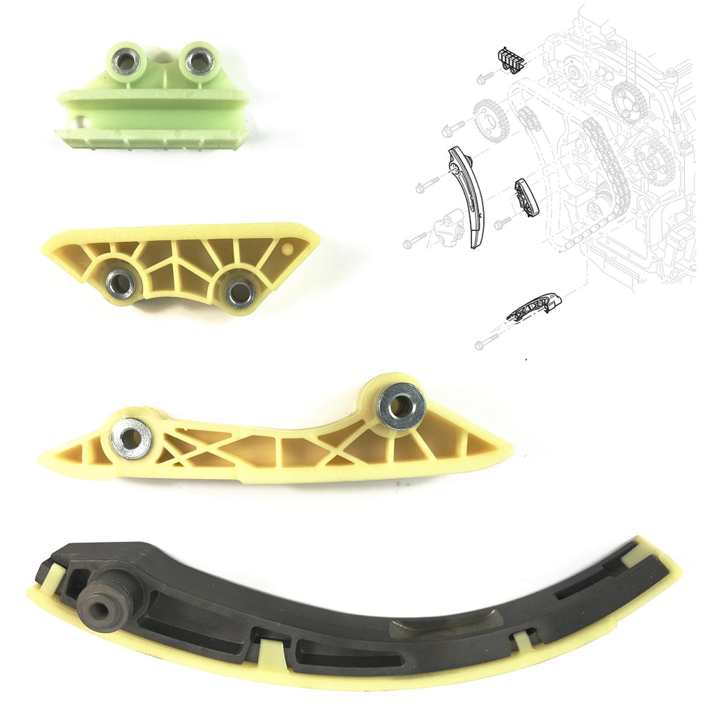 Ford Transit Mk6 Tensioner Timing Chain Kit 120 PS 2000 to 2006 1704066