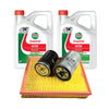 Service Kit Air Oil Fuel Filter 8L Castrol 10W 40 Oil Fits London Taxi TX4 2.5