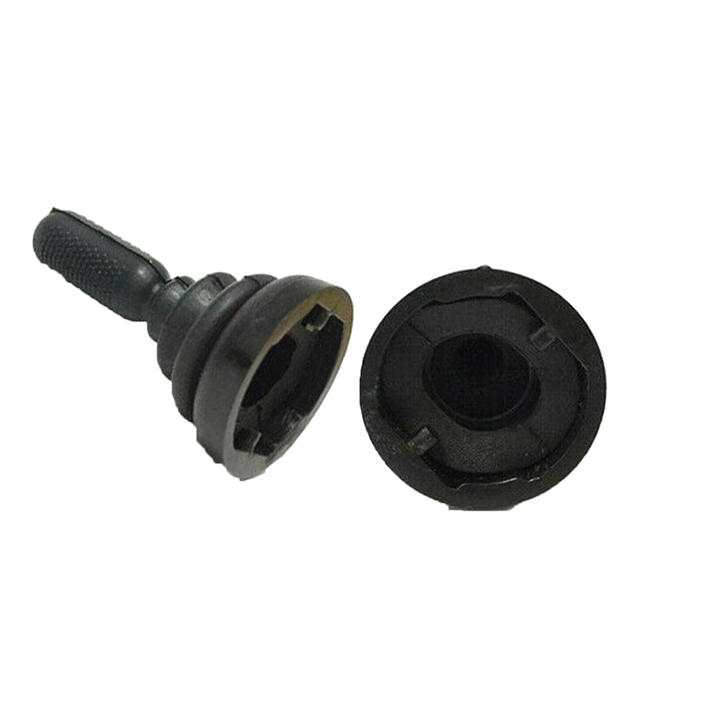 Manual Side Wing Mirror Interior Knob 2x Fits Ford Fiesta Mk5 1507431