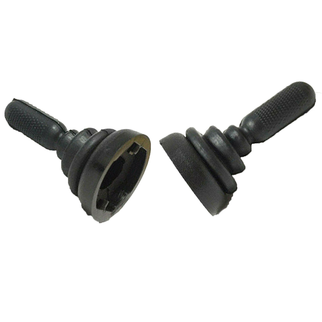 Manual Side Wing Mirror Interior Knob 2x Fits Ford Fiesta Mk5 1507431