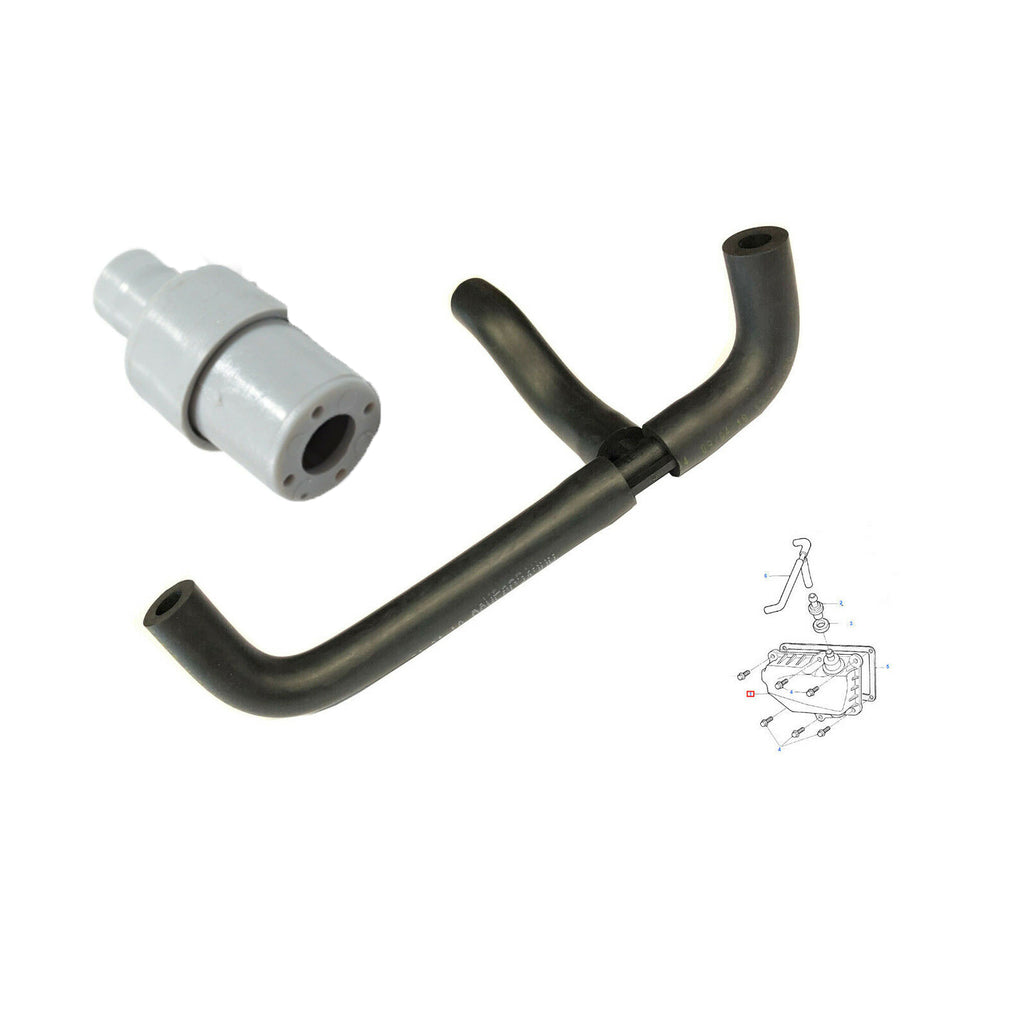 Ford Focus MK2 Fiesta MK4 Crankcase Emission Breather Hose+Valve 1337254