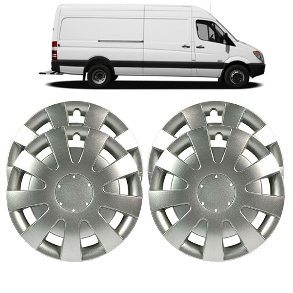 Mercedes Sprinter VW Crafter T5 16 Inches Wheel Trim Hub Cap Trim 4X 2000 to 2016 