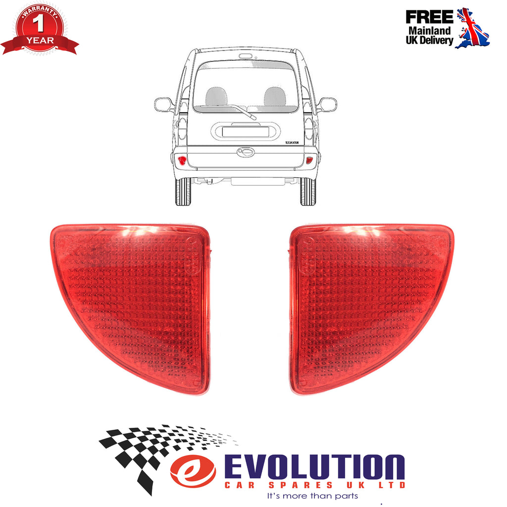 Renault Kangoo Dacia Logan Rear Bumper Reflector L/R Side 7700308720