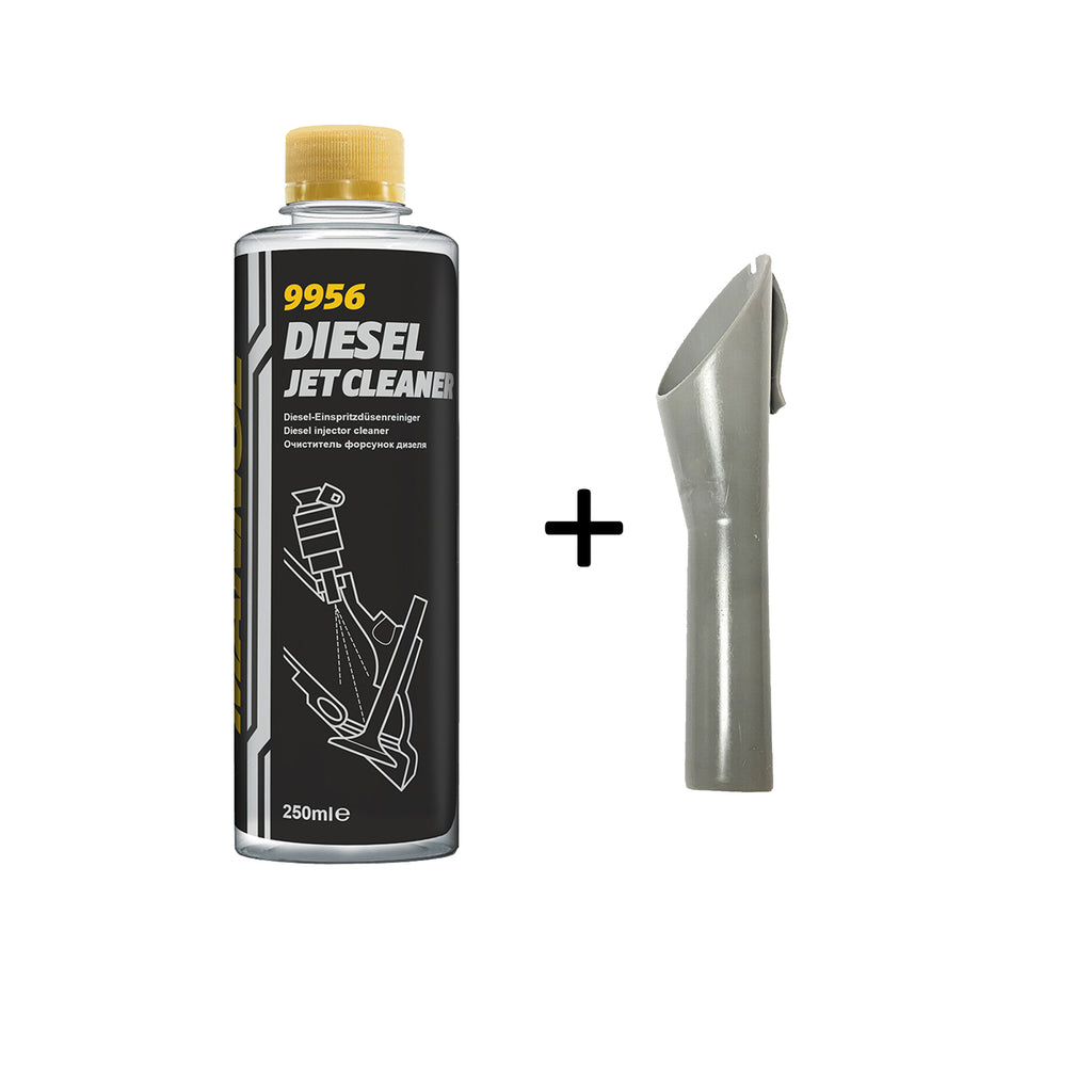 Ford Vehicles Emergency Diesel Fuel Filler Funnel With Mannol Diese Jet Cleaner