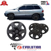 4 X 16" BLACK UNIVERSAL WHEEL TRIM COVER