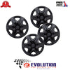 4 X 16" BLACK UNIVERSAL WHEEL TRIM COVER