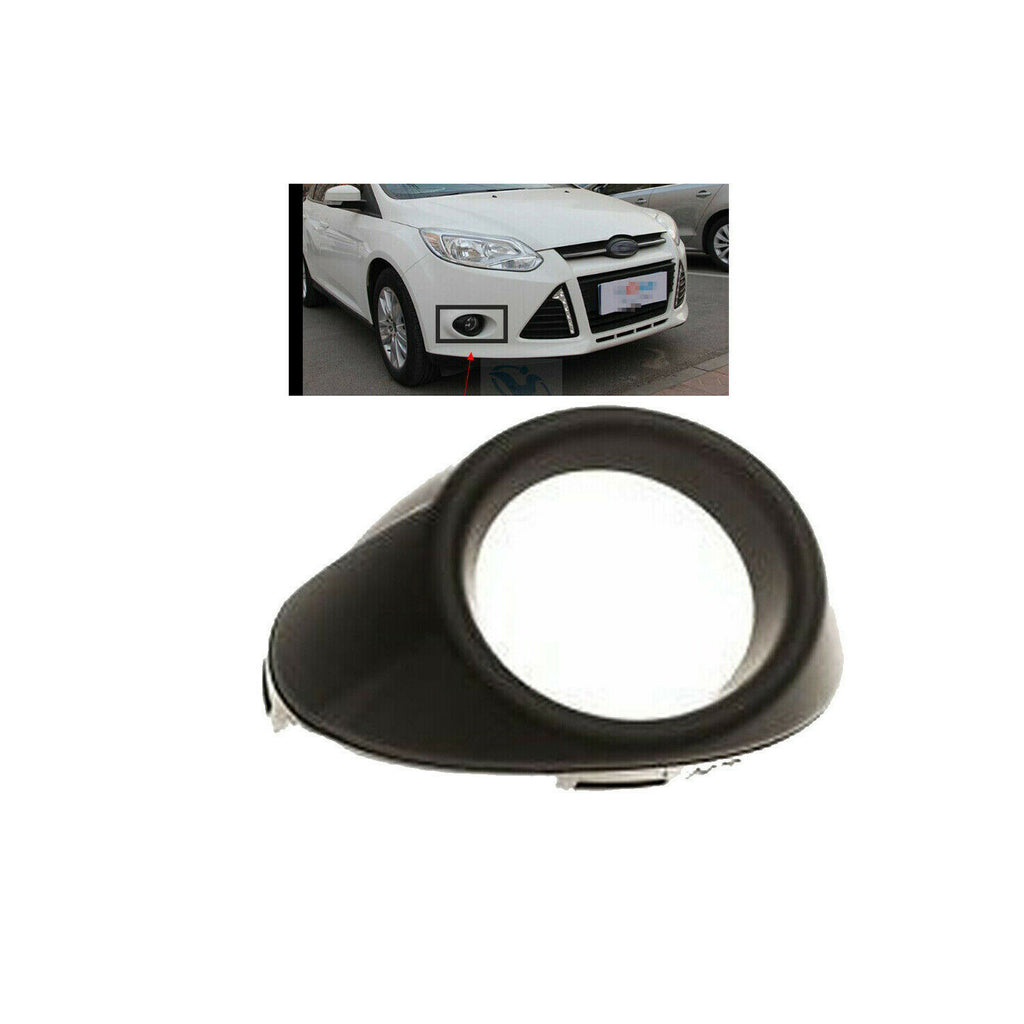 Ford Focus Front Left And Right Fog Lamp Grille Black 2011 Onwards 1703890