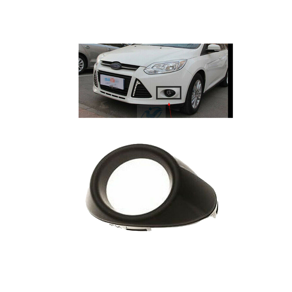Ford Focus Front Left And Right Fog Lamp Grille Black 2011 Onwards 1703890