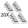Ford Connect Rear Wheel Arch Trim Clips 20X 2002 to 2019  2T14V353129AB