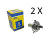 2 X Magnetti Marelli H4 12V Yellow P43t 60/55W Spotlight Headlight Fog Light Bulb 002575100000