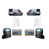 Ford Transit Connect Blind Spot Mirror Glass Set 2002 to 2013 18068 18067