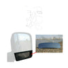 Ford Transit Connect Blind Spot Mirror Glass Set 2002 to 2013 18068 18067