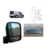 Ford Transit Connect Blind Spot Mirror Glass Set 2002 to 2013 18068 18067